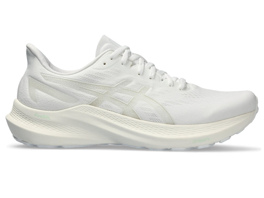 Men's Asics GT-2000 12, White/White, 12 D Medium