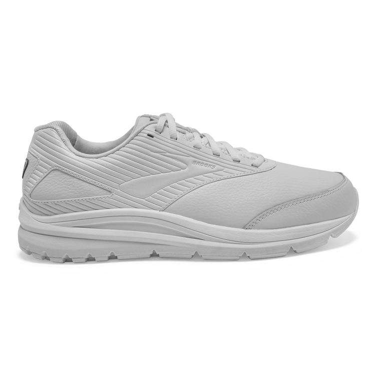 Men's Brooks Addiction Walker 2, White/White, 13 2E Wide