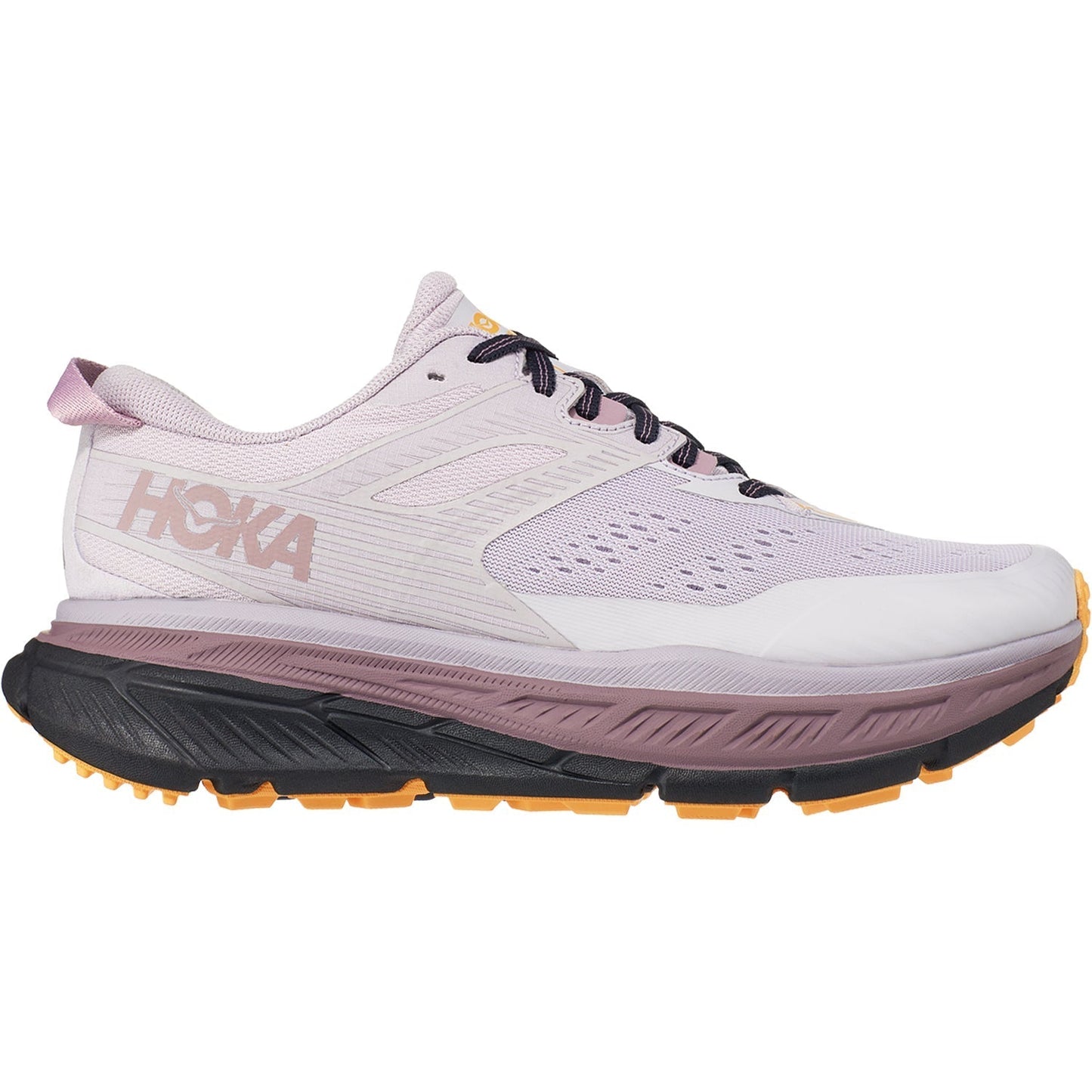 Women's Hoka One One Stinson ATR 6, Lilac Marble/Blue Graphite, 6 B Medium