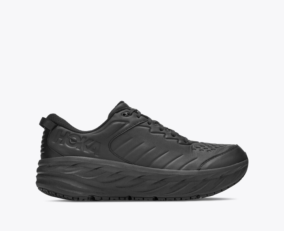 Men's Hoka One One Bondi SR, Black, 12.5 2E Wide