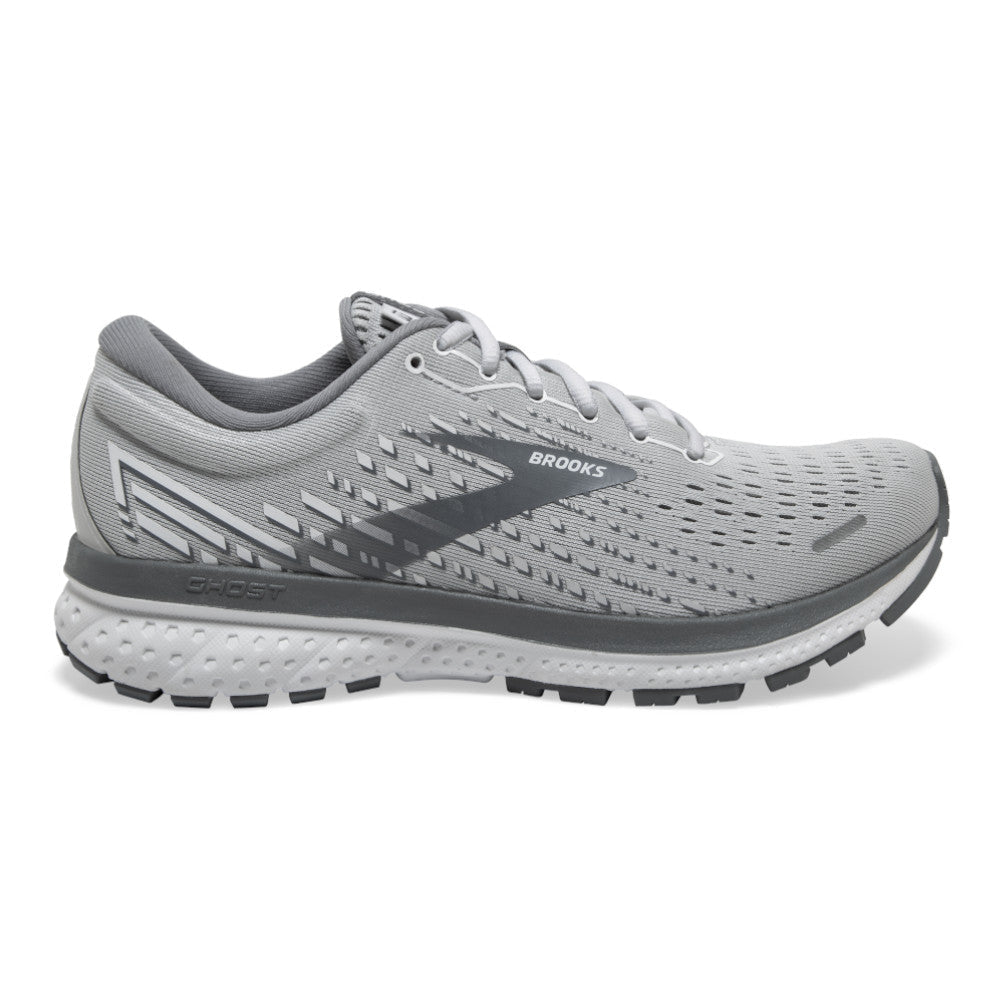 Women's Brooks Ghost 13, Alloy/Oyster/White, 9 B Medium