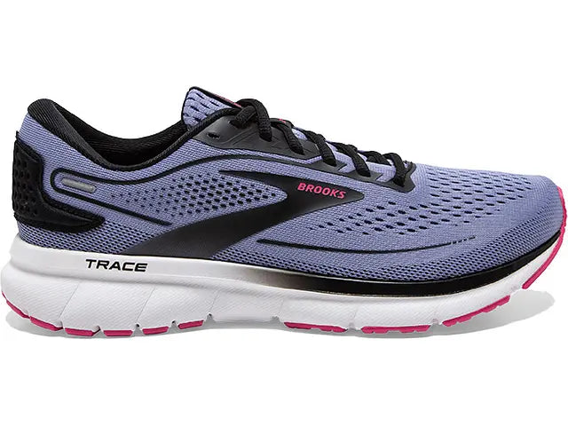 Women's Brooks Trace 2, Purple Impression/Black/Knocko, 8.5 B Medium