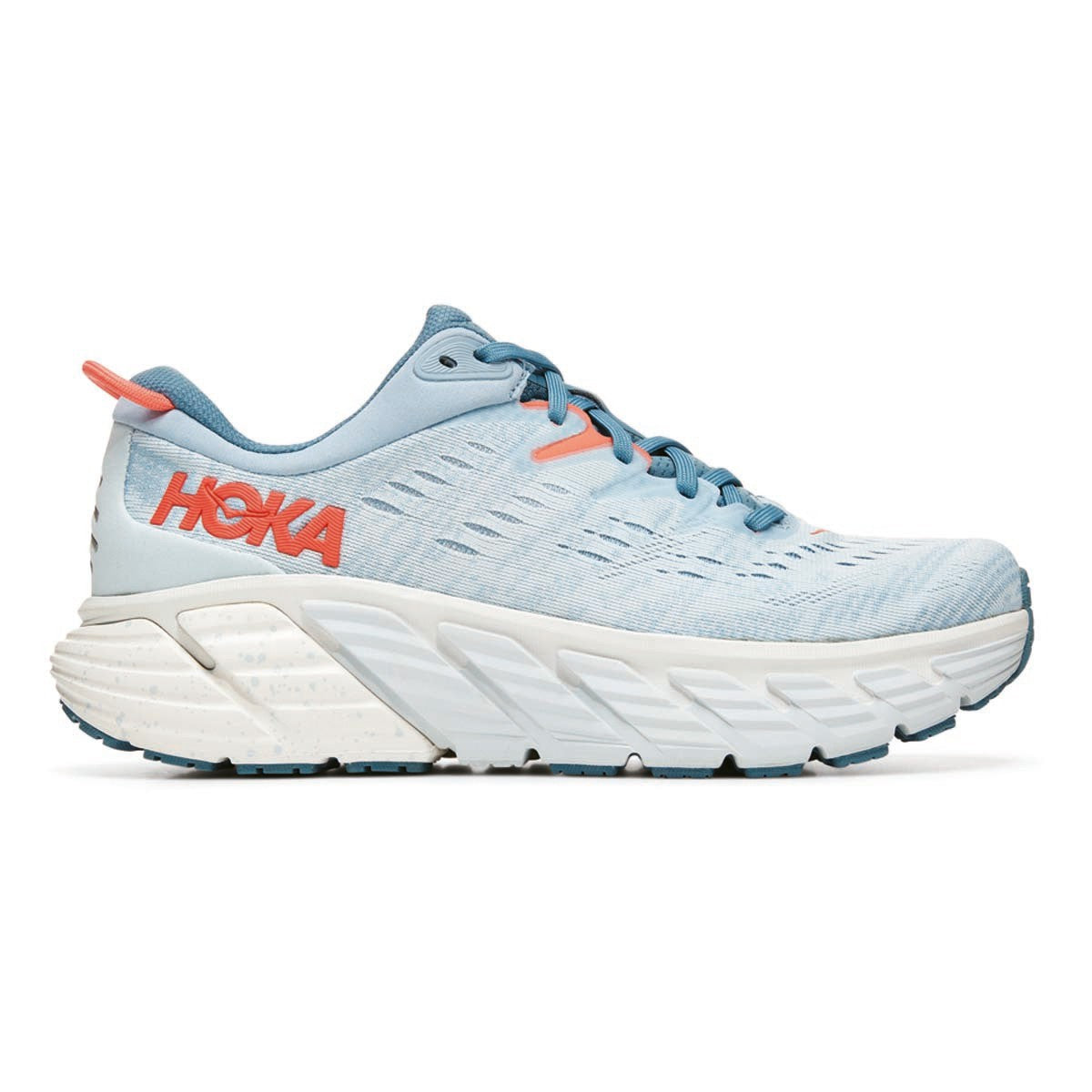 Women's Hoka One One Gaviota 4, Blue Fog/ Plein Air, 9.5 D Wide