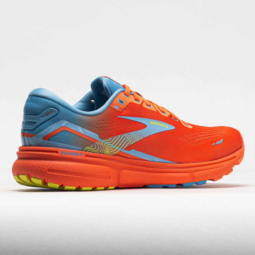 Brooks Ghost 15 Men's Orange/Blue/Yellow