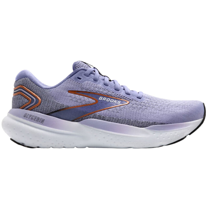 Women's Brooks Glycerin 21, Lavender/Black/Copper, 9 B Medium