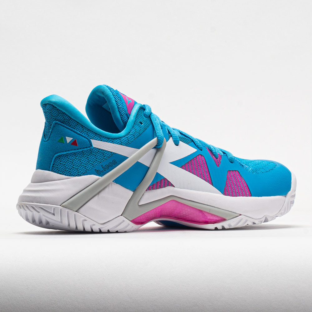 Diadora B.Icon AG Women's Aquarius/White/Rhodamine Red