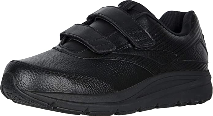 Men's Brooks Addiction Walker V-Strap 2, Black, 9.5 D Medium
