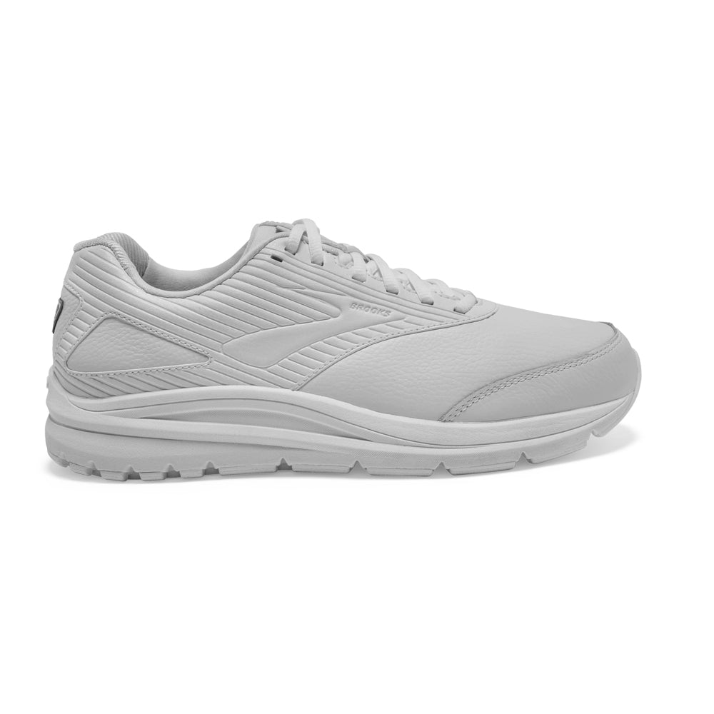 Men's Brooks Addiction Walker 2, White/White, 13 4E Extra Wide