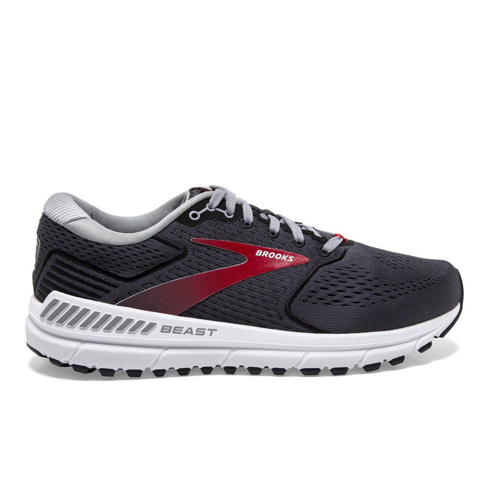 Men's Brooks Beast '20, Black/Red, 10 D Medium