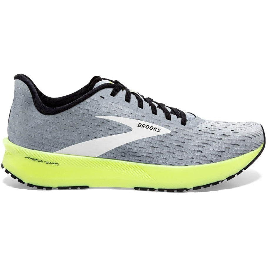 Men's Brooks Hyperion Tempo, Grey/Black/Nightlife, 11.5 D Medium