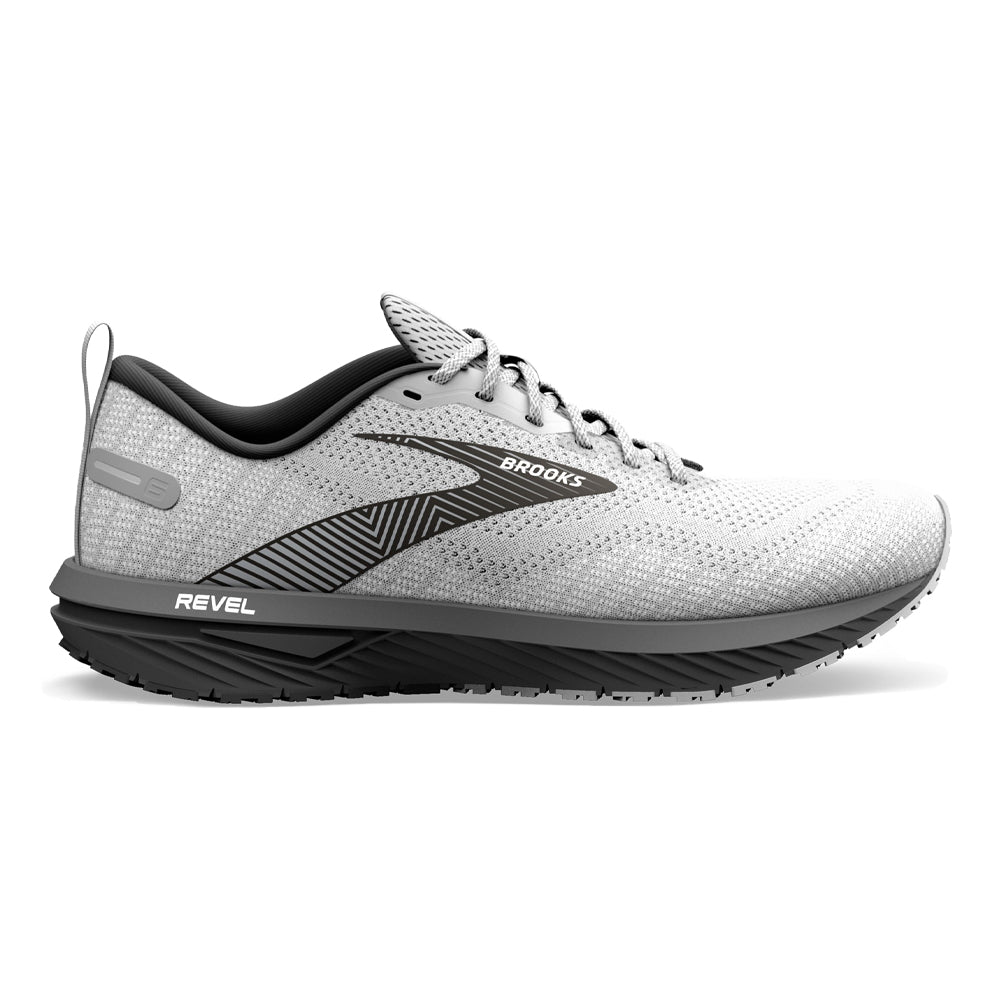 Men's Brooks Revel 6, Alloy/Primer Grey/Oyster, 10 D Medium