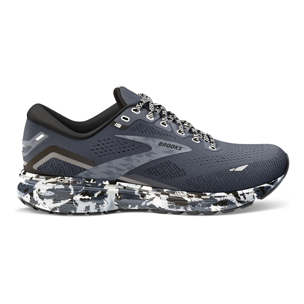 Women's Brooks Ghost 15, Ebony/Black/Oyster, 6 B Medium
