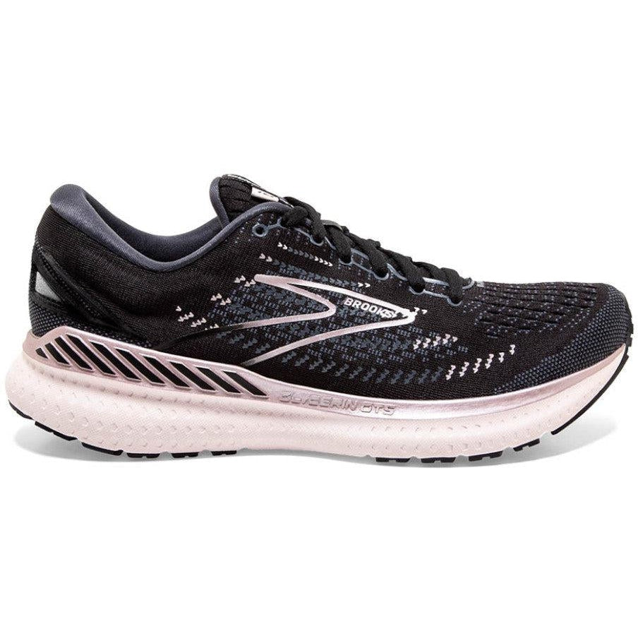 Women's Brooks Glycerin GTS 19, Black/Ombre/Metallic, 8.5 B Medium