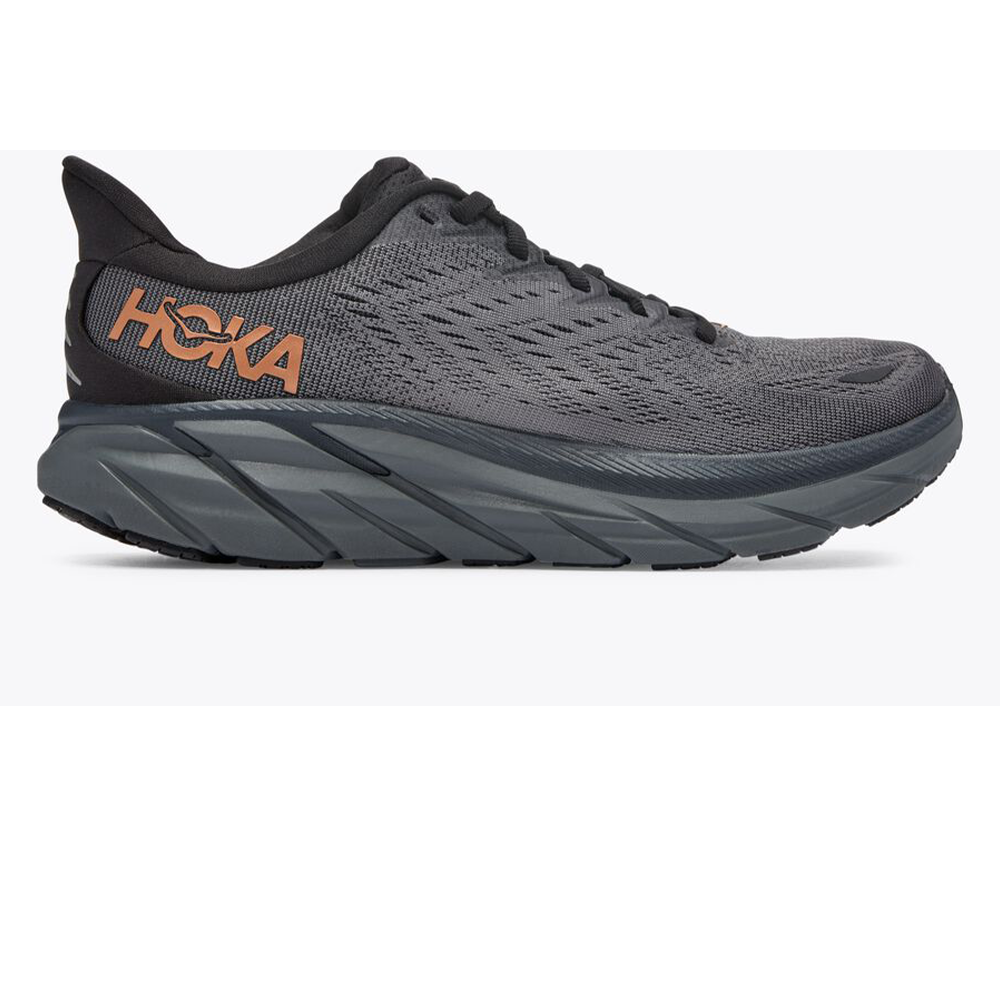 Women's Hoka One One Clifton 8, Anthracite/Copper, 7.5 B Medium