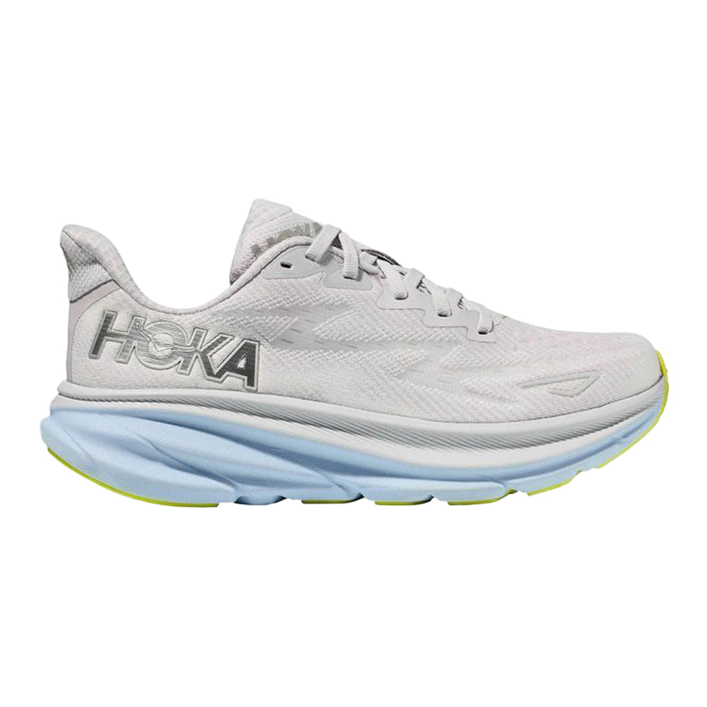 Women's Hoka One One Clifton 9, Nimbus Cloud/Ice Water, 9.5 D Wide
