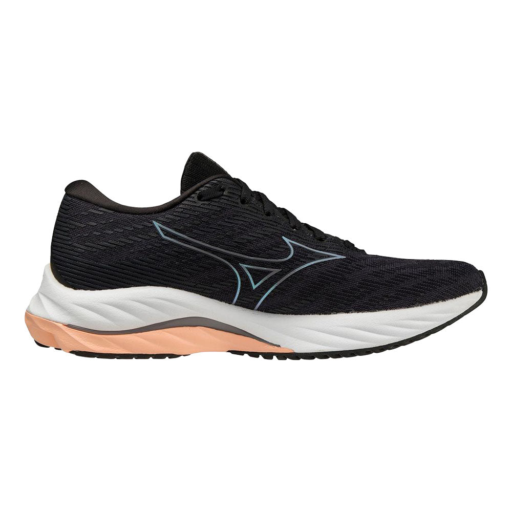 Women's Mizuno Wave Rider 26, Odyssey Grey/Quicksilver, 8 B Medium