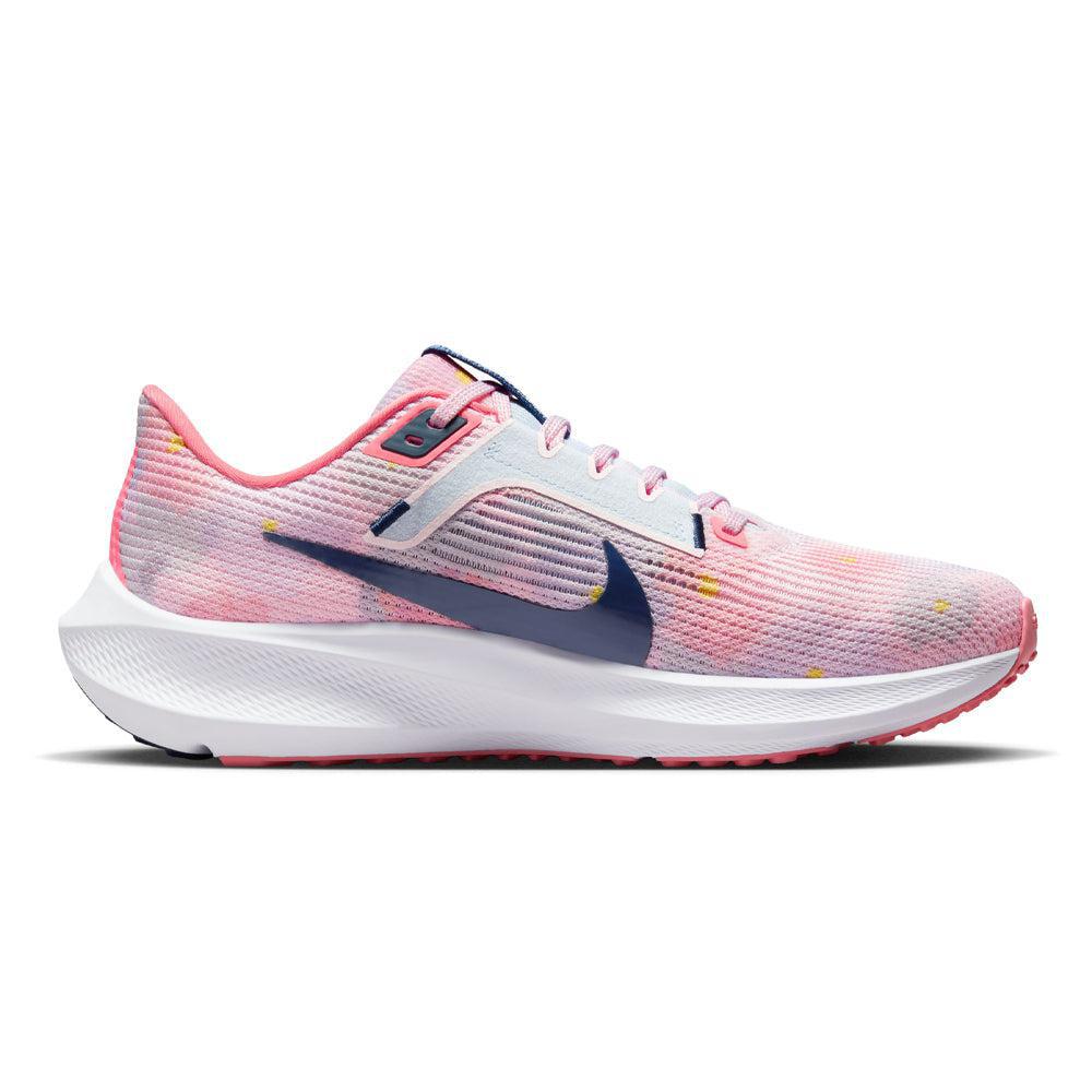 Women's Nike Pegasus 40 Premium, Pearl Pink/Midnight Navy-Coral Chalk, 7.5 B Medium