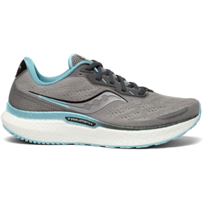 Women's Saucony Triumph 19, Alloy/Powder, 8.5 B Medium