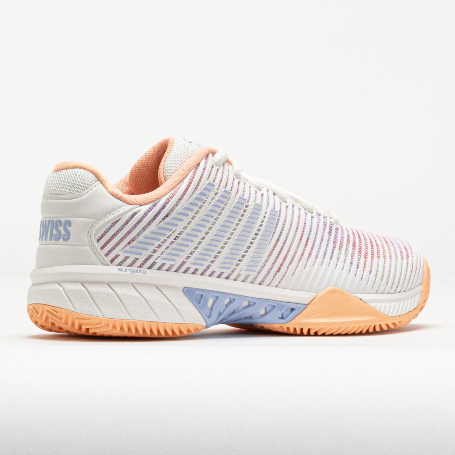 K-Swiss Hypercourt Express 2 Clay Women's White/Peach Fuzz/Heather