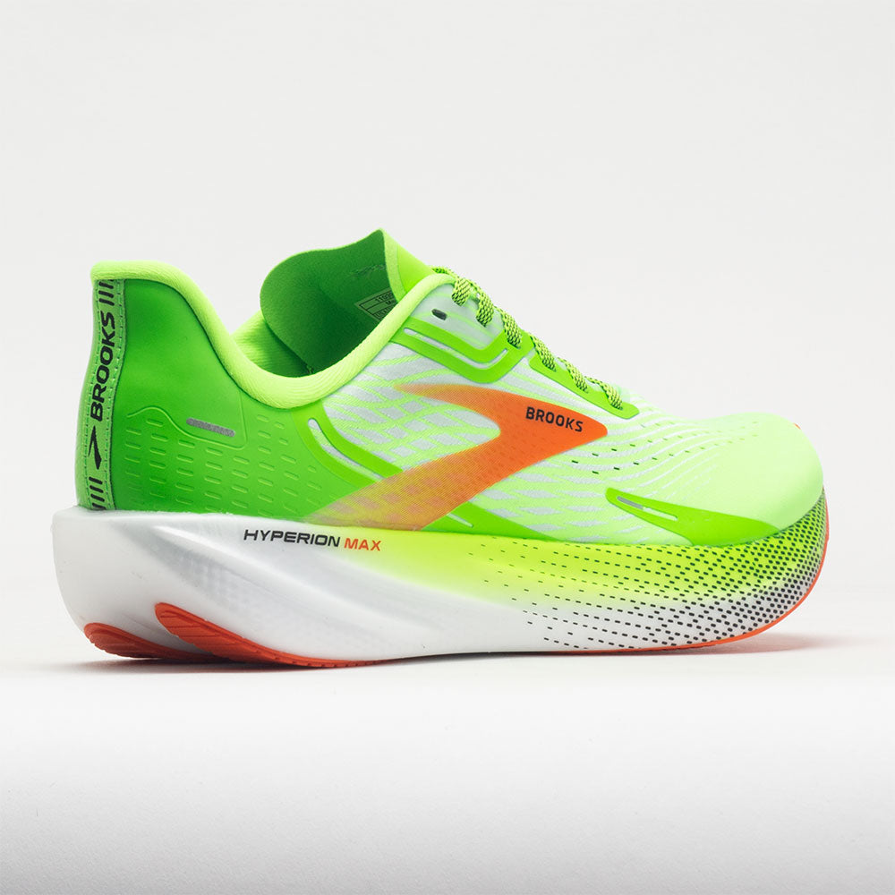 Brooks Hyperion Max Men's Green Gecko/Red Orange/White