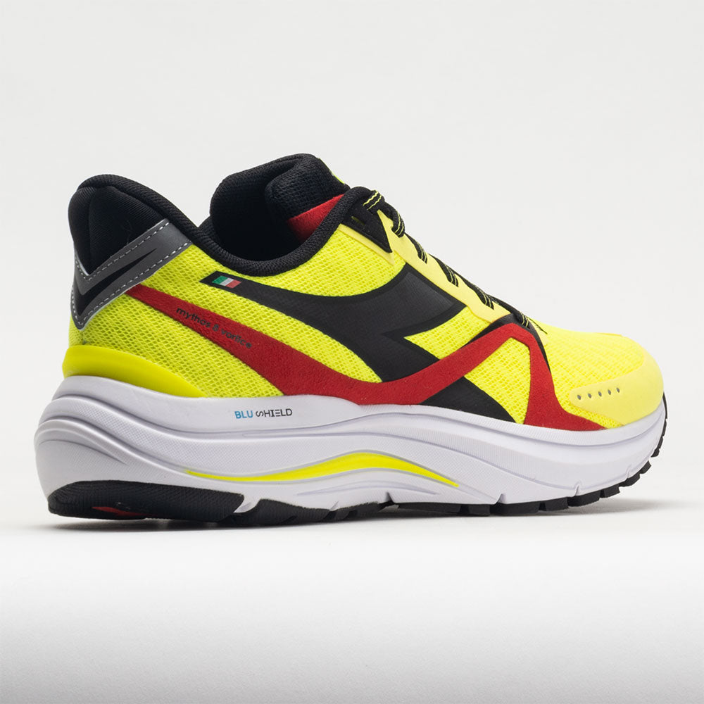 Diadora Mythos Blushield 8 Vortice Men's Yellow Fluo/Black/Fiery Red