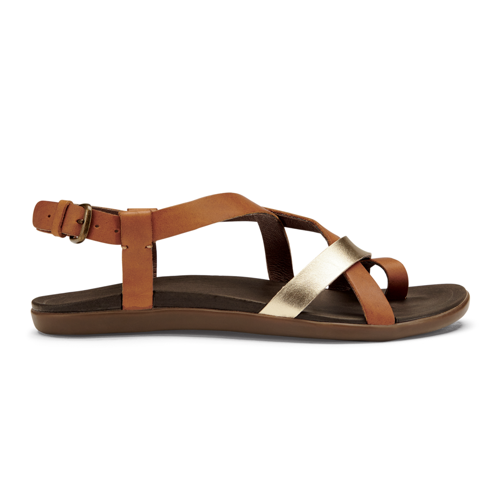 Women's Olukai Upena, Mustard/Bubbly, 8 B Medium