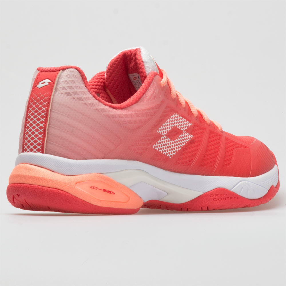 Lotto Mirage 300 II Speed Women's Red Fluo/All White/Vivid Rose