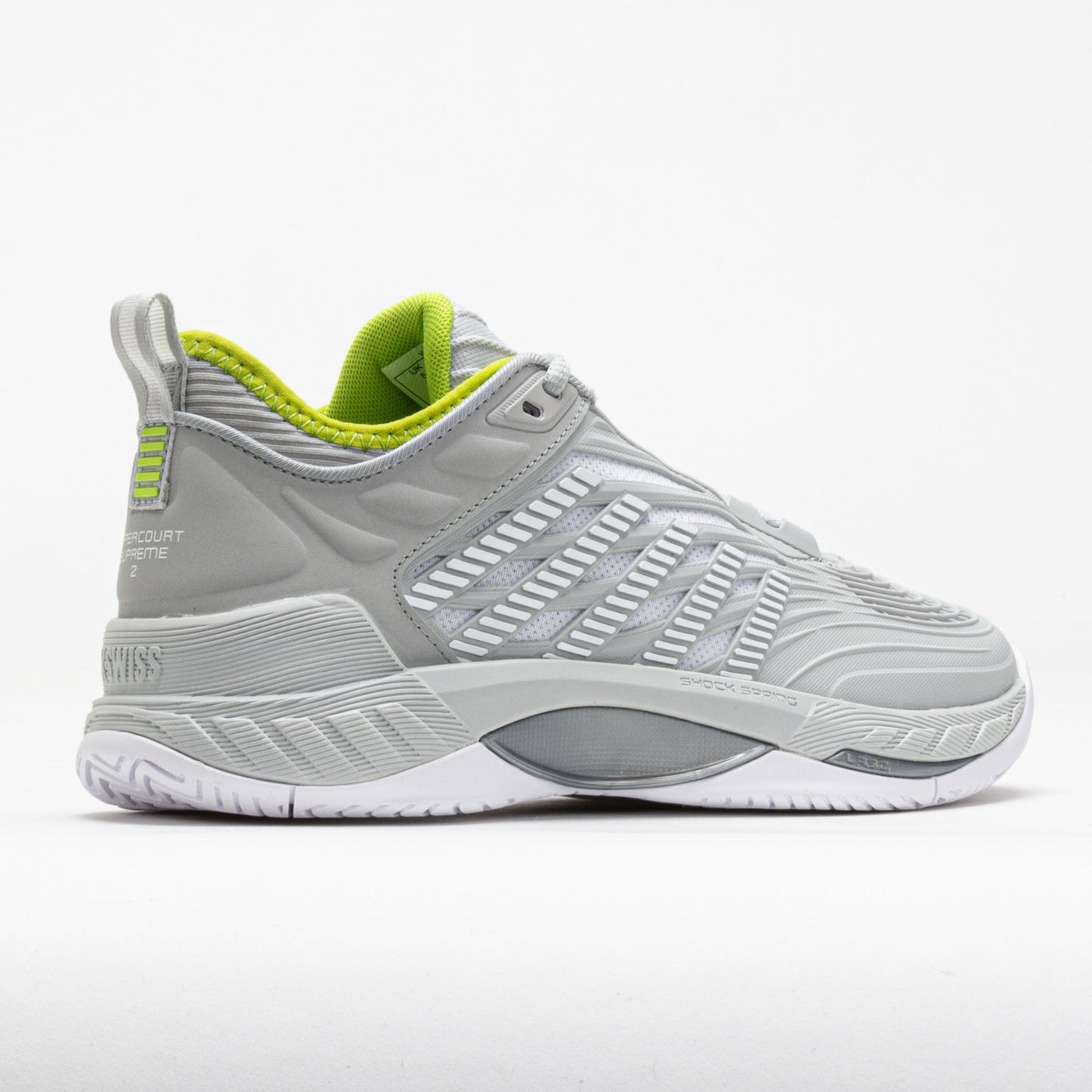 K-Swiss Hypercourt Supreme 2 Women's Gray Violet/White/Lime Green