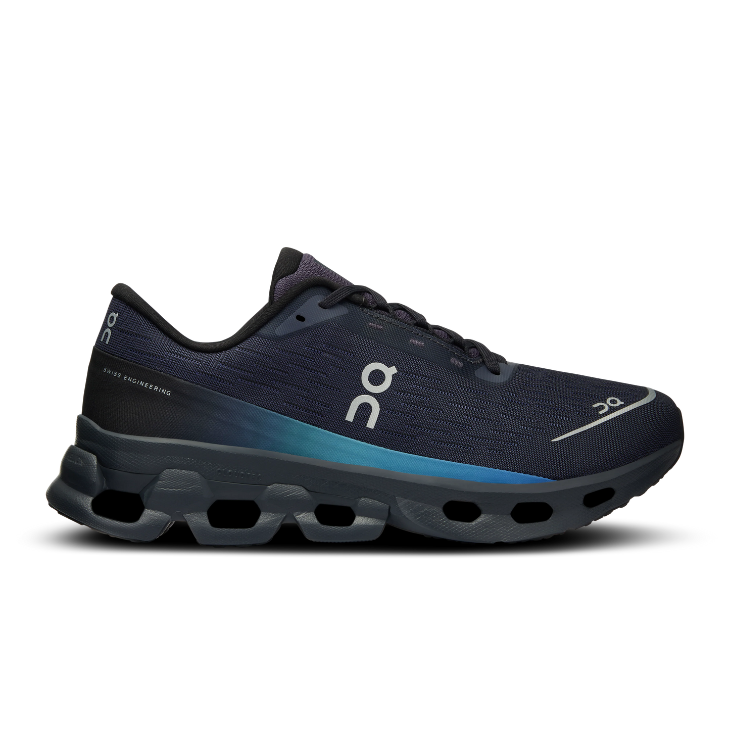 Women's On Cloudspark, Black/Blueberry, 8 B Medium