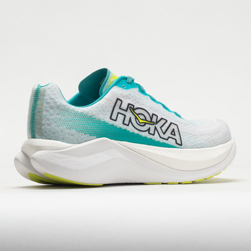 HOKA Mach X Men's White/Blue Glass
