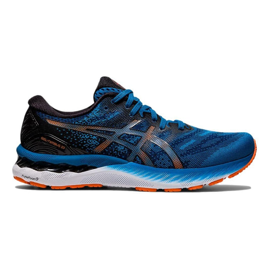 Men's Asics Gel-Nimbus 23, Reborn Blue/Black, 10.5 D Medium