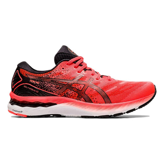 Men's Asics Gel-Nimbus 23 Tokyo, Sunrise RED/Black, 10 D Medium