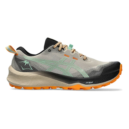 Men's Asics GEL-Trabuco 12, Feather Grey/Dark Mint, 12 D Medium