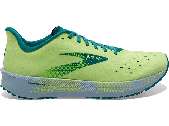 Men's Brooks Hyperion Tempo, Green/Kayaking/Dusty Blue, 12.5 D Medium