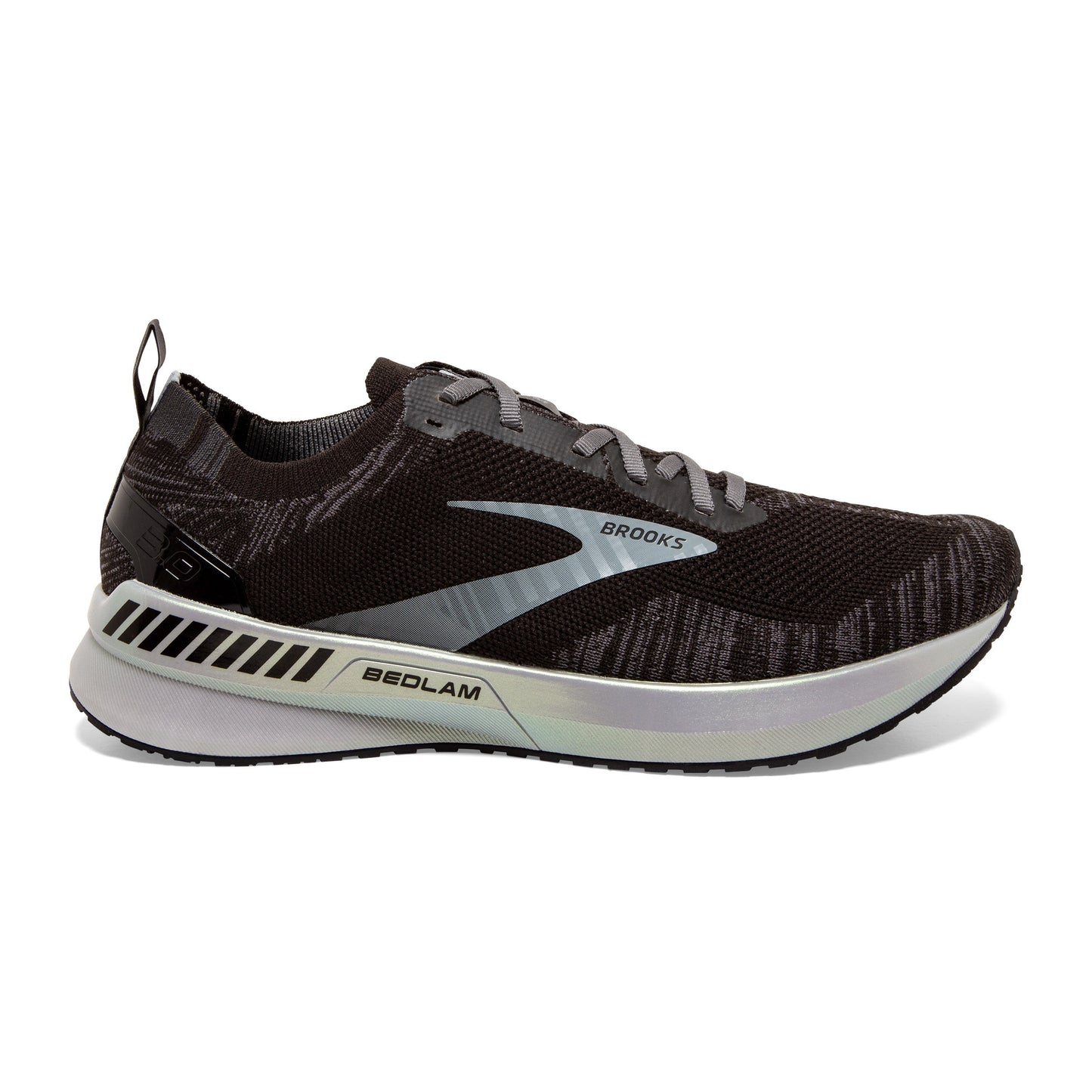 Men's Brooks Bedlam 3, Black/Blackened Pearl/White, 9 D Medium