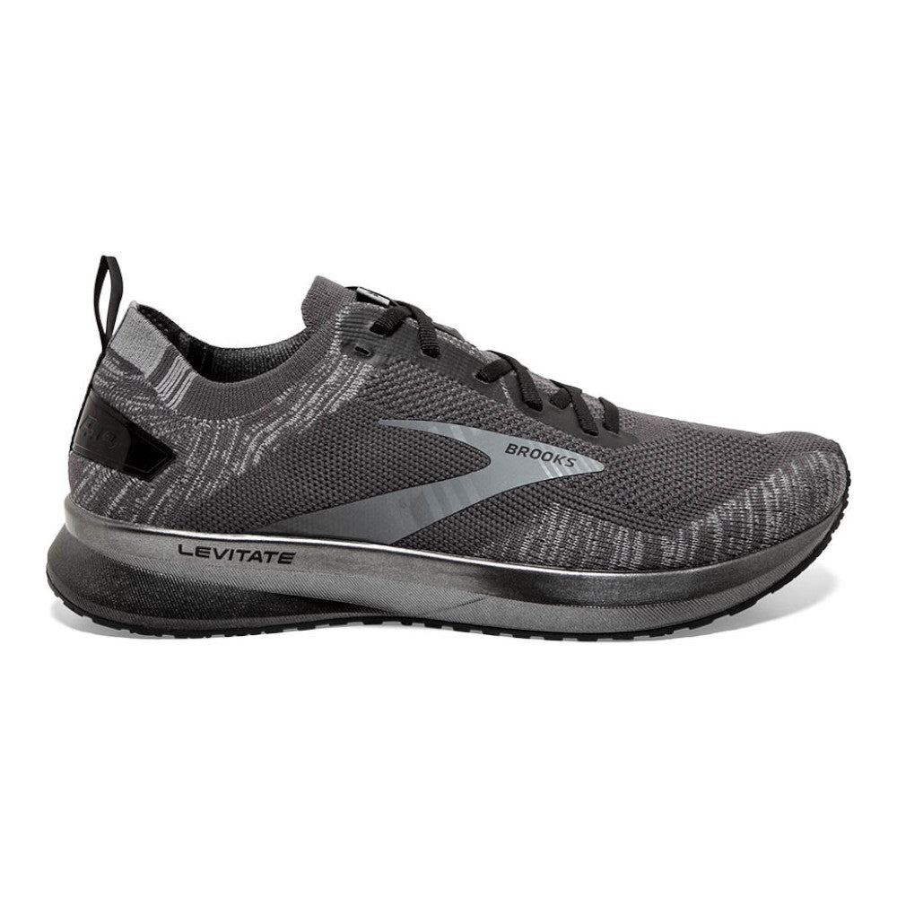 Men's Brooks Levitate 4, Blackened Pearl/Grey/Black, 13 D Medium