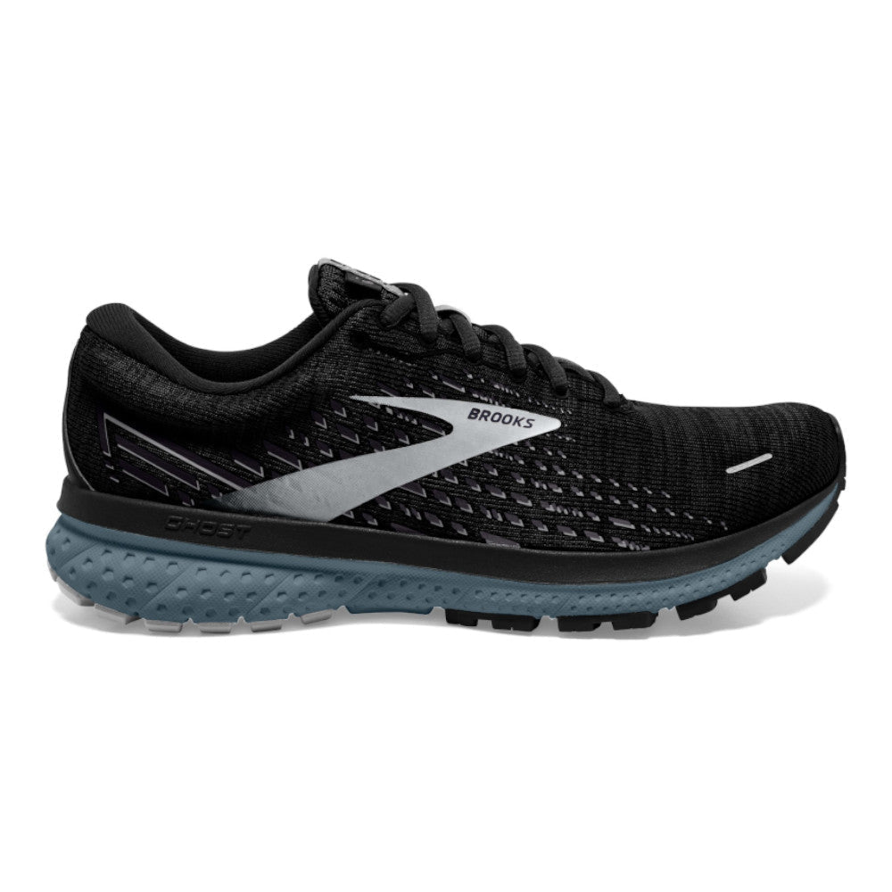 Men's Brooks Ghost 13, Black/Grey/Stormy, 11 D Medium