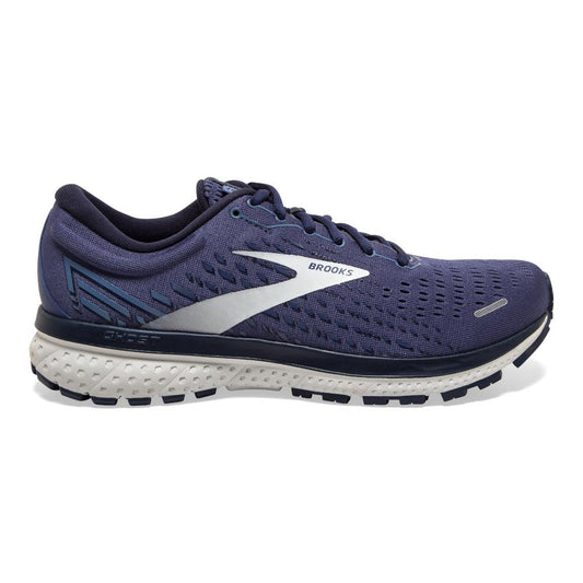 Men's Brooks Ghost 13, Deep Cobalt/Grey/Navy, 8 D Medium