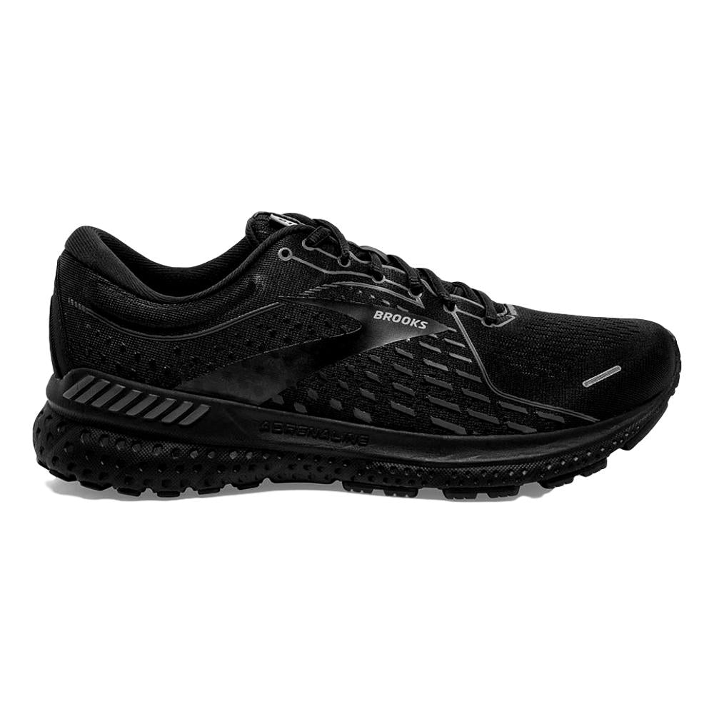 Men's Brooks Adrenaline GTS 21, Black/Black/Ebony, 8.5 2E Wide