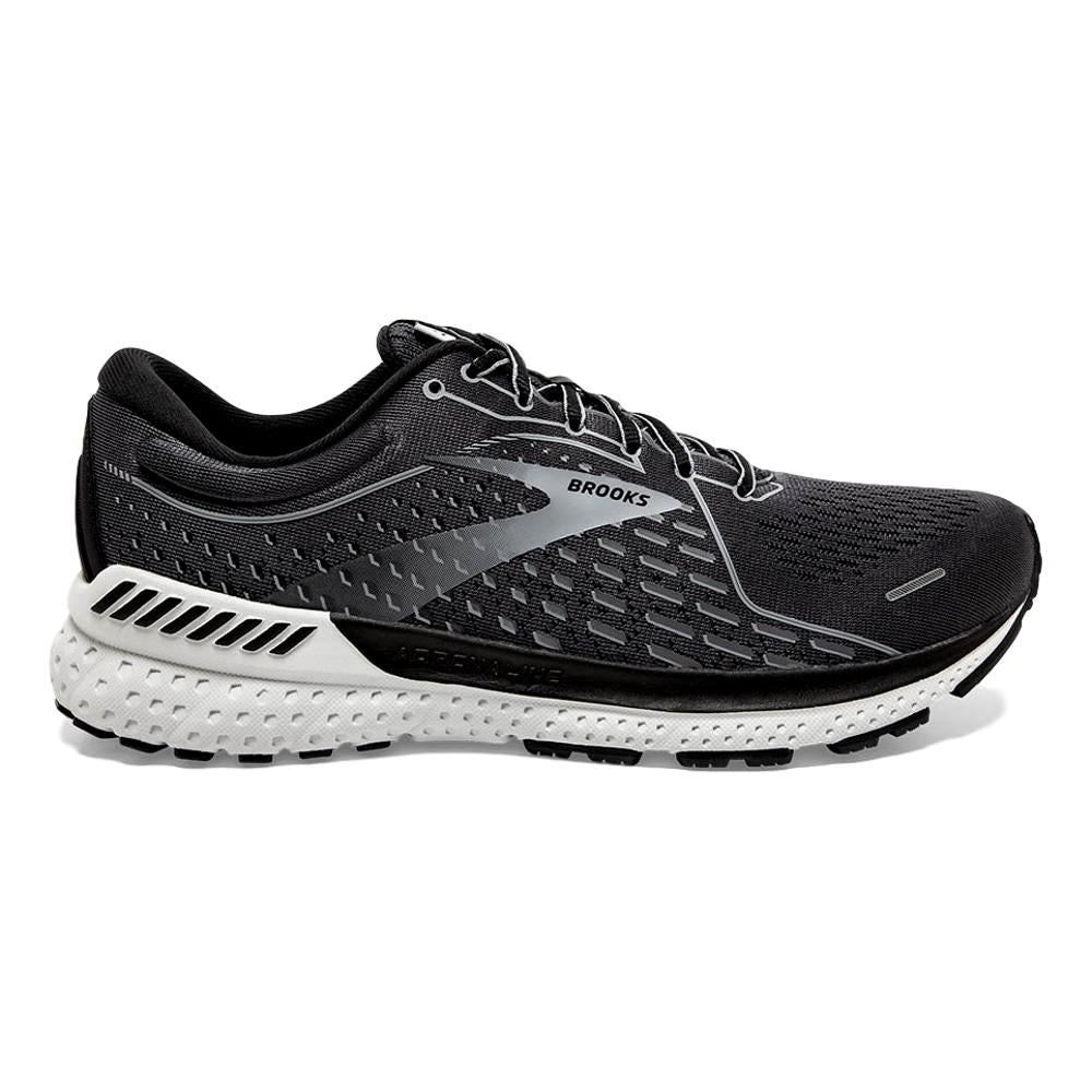 Men's Brooks Adrenaline GTS 21, Blackened Pearl/Black Grey, 12.5 2E Wide