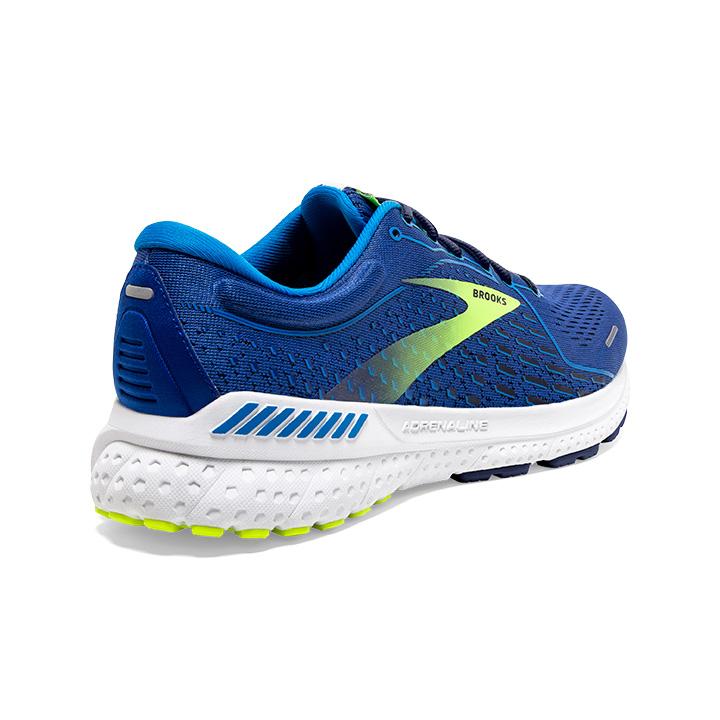Men's Brooks Adrenaline GTS 21, Navy/Stellar/White, 10.5 D Medium