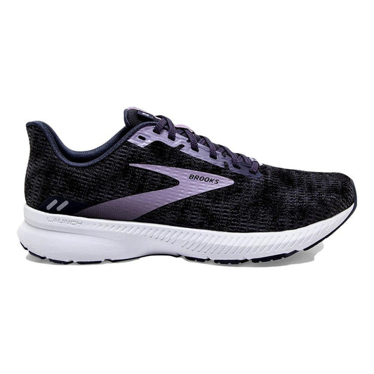 Women's Brooks Launch 8, Black/Ombre/Iris, 8 B Medium