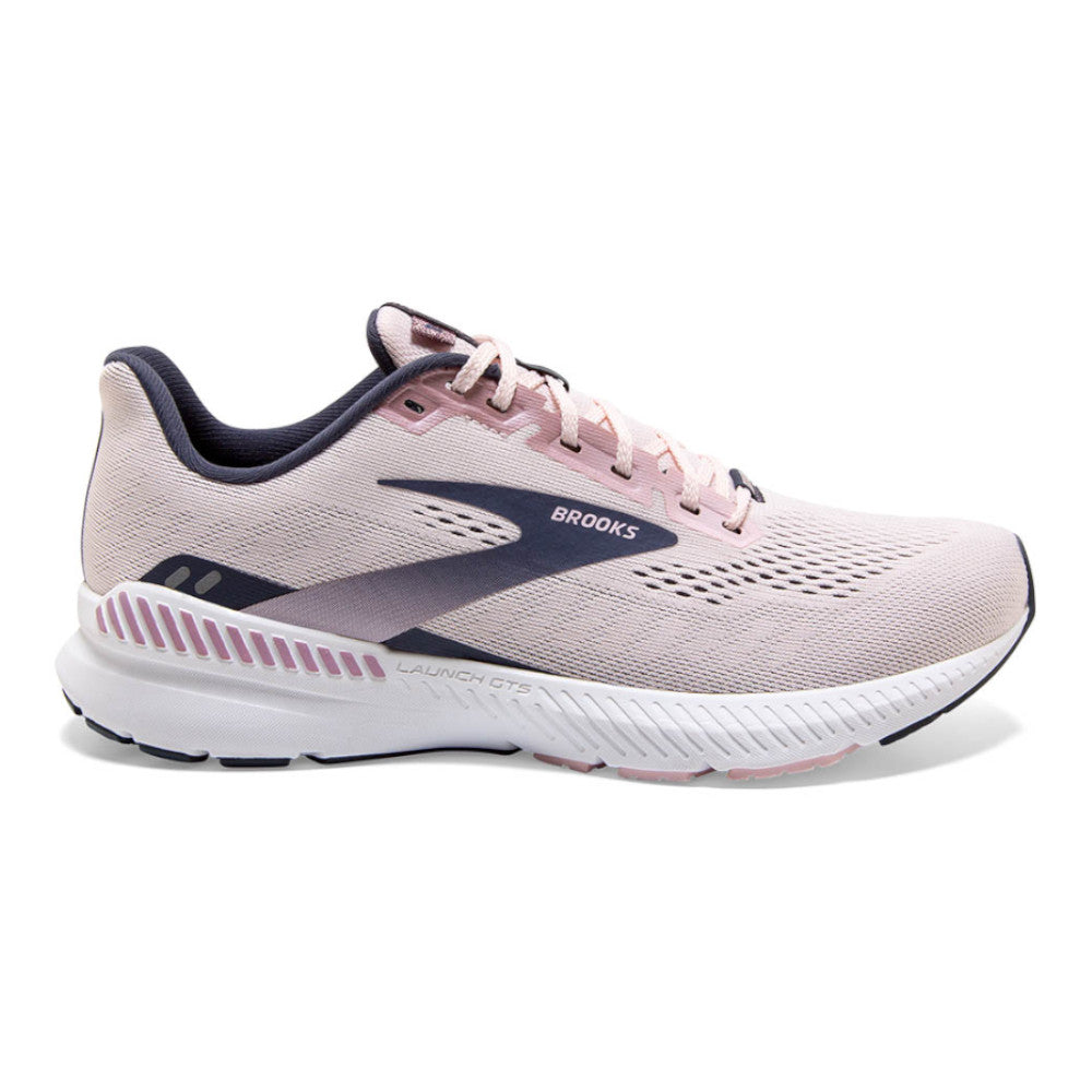 Women's Brooks Launch GTS 8, Primrose/Ombre/Metallic, 6 B Medium
