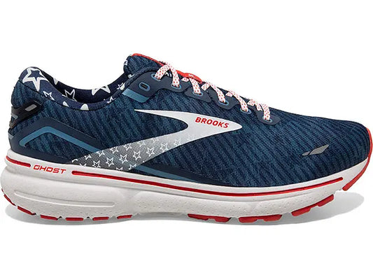 Women's Brooks Ghost 15, Titan/White/Peacoat, 8.5 B Medium