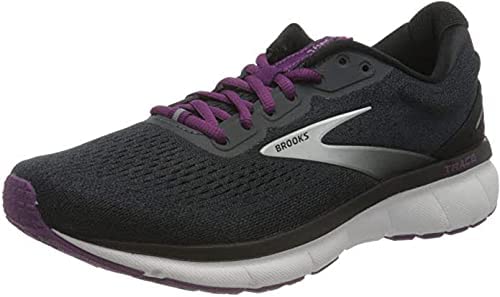 Women's Brooks Trace, Ebony/Black/Wood Violet, 7 B Medium