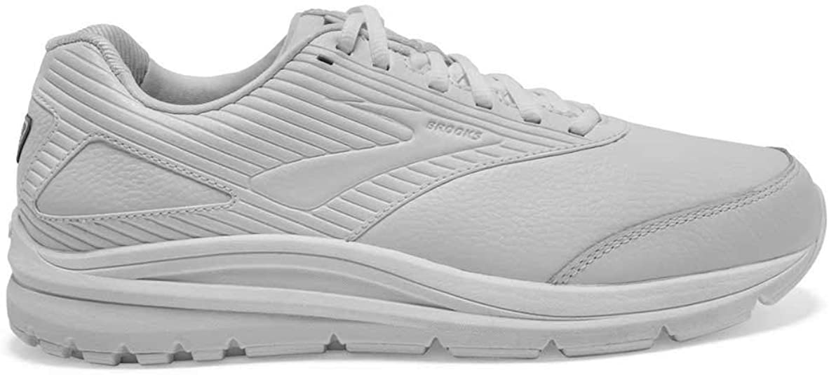 Men's Brooks Addiction Walker 2, White/White, 10.5 D Medium