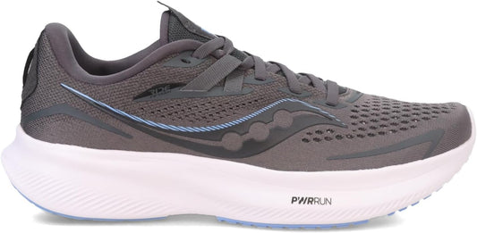 Women's Saucony Ride 15, Charcoal/Jewel, 9 B Medium
