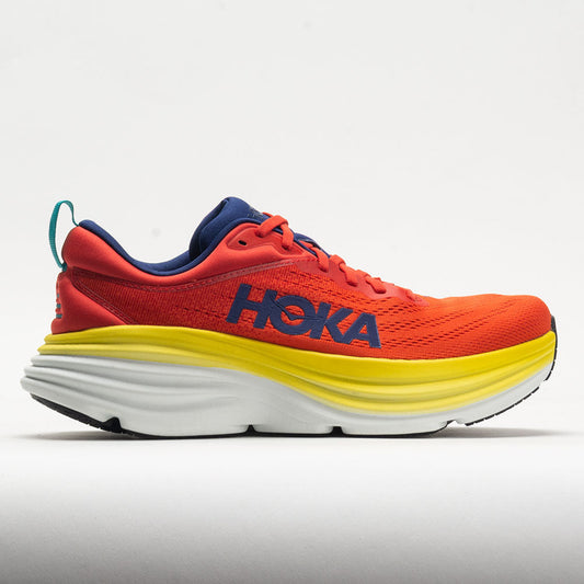 HOKA Bondi 8 Men's  Red Alert/Flame