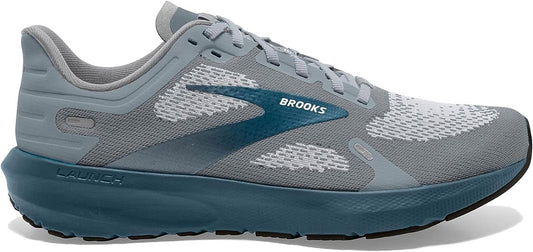 Men's Brooks Launch 9, Grey/Midnight/White, 14 D Medium