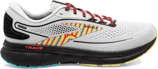 Women's Brooks Trace 2, Grey/Black/Limelight, 7.5 B Medium